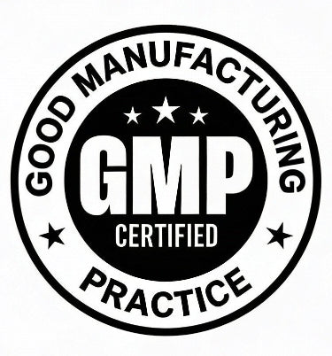 GMP (Good Manufacturing Practice) certified logo  